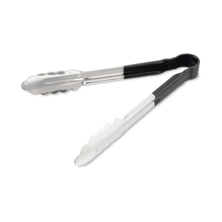 Carlisle Foodservice Dura-Kool Tongs, Stainless Steel/Plastic, 9.5 in. 60756003